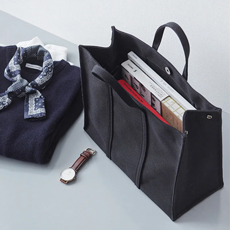 Простая Женская Холщовая Сумка большая деловая сумка на плечо высокое качество