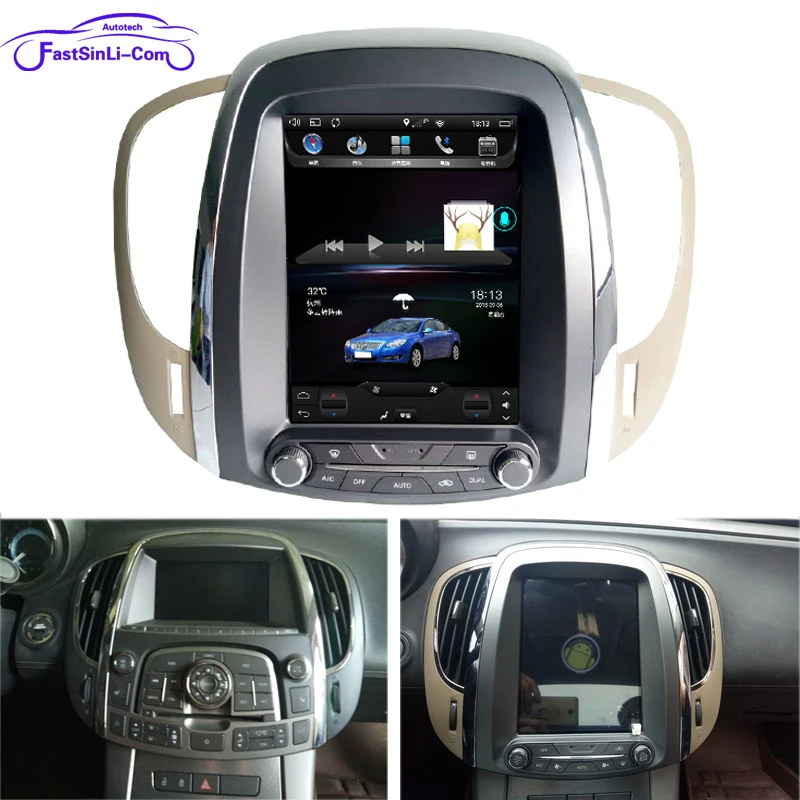 4 Гб+ 64 ГБ Автомобильный Android 8,1 мультимедийный плеер для buick lacrosse 2009-2012year gps вертикальный экран