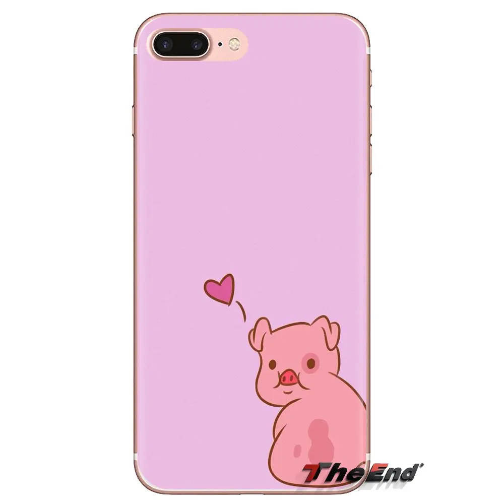 For Huawei G7 G8 P7 P8 P9 P10 P20 P30 Lite Mini Pro P Smart Plus 2017 2018 2019 Hot selling cute pig Transparent TPU Cases Cover |