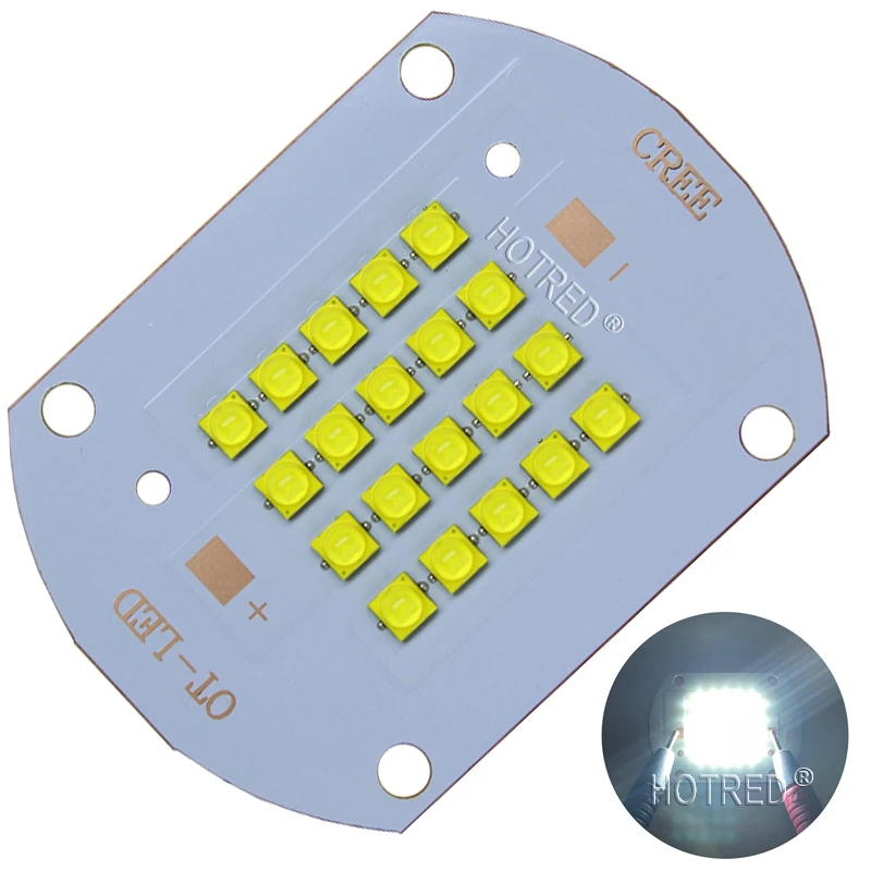 Cree XLamp XTE 50 Вт 100 светодиодный светильник высокой мощности фонарик Blub COB с чипом