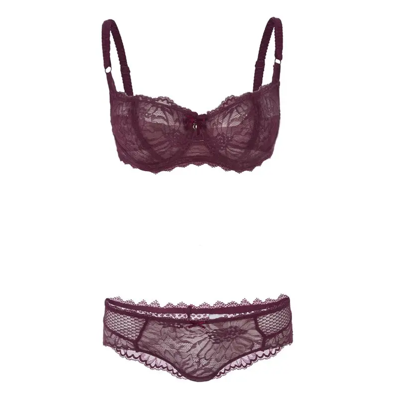 Модное кружевное Сексуальное Тонкое нижнее белье с глубоким v-образным вырезом