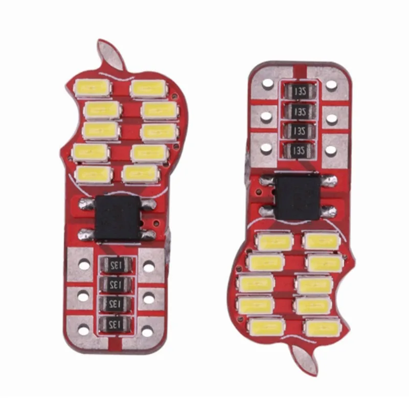 2 шт. Автомобильные светодиодные лампы T10 W5W 194 3014 20SMD PCB Canbus|Сигнальная лампа| |