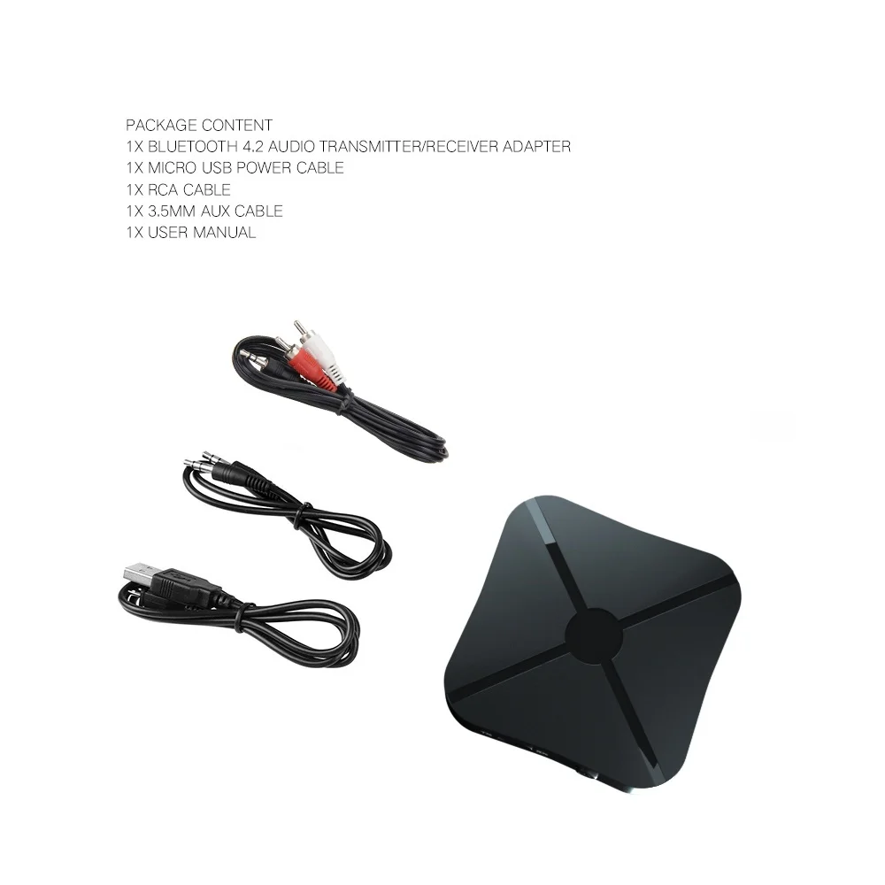 2 в 1 Bluetooth 4 приемник и передатчик беспроводной адаптер аудио с 3 5 мм AUX для