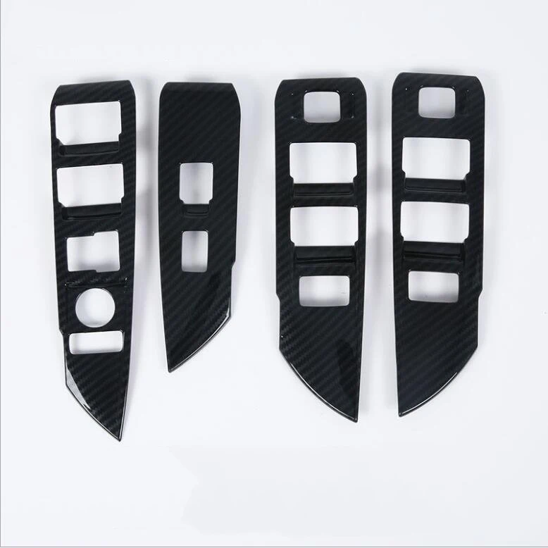 

Free Shipping! For Acura TLX 2018 4PCS ABS Chrome Car Interior Door Window Lift Glass Switch Buttons Cover Trim Car Styling
