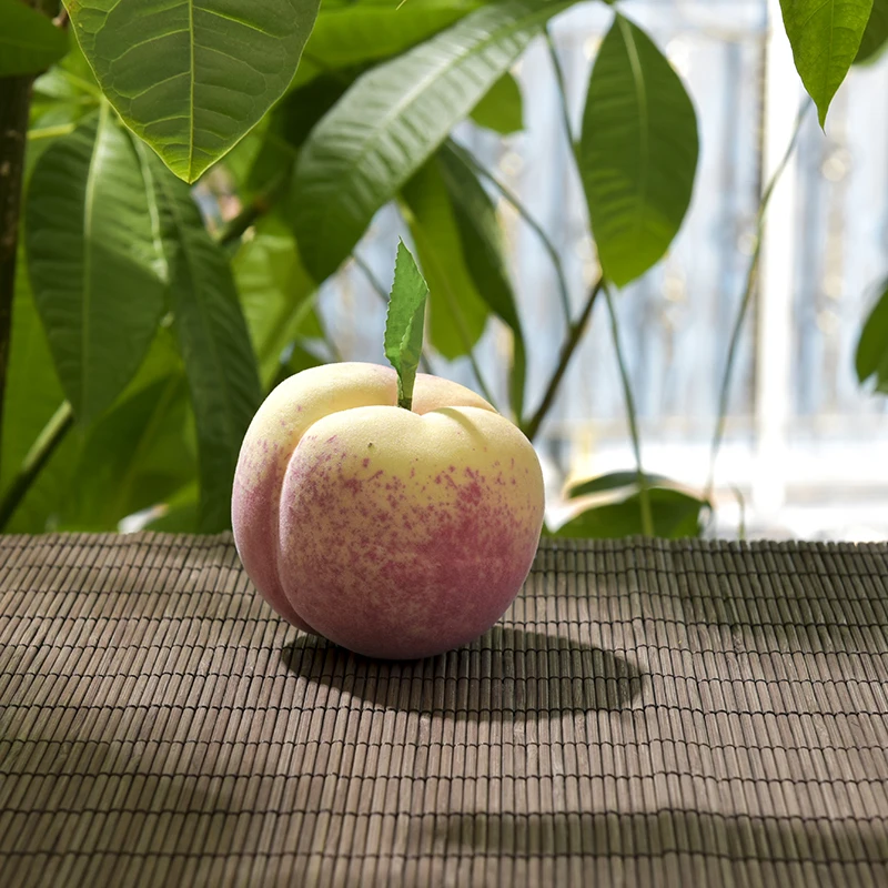 

Fake Fruit House Kitchen Decorations Artificial Lifelike Simulation Snake Pink Peach Fruits Display Home Decor/Photography Props