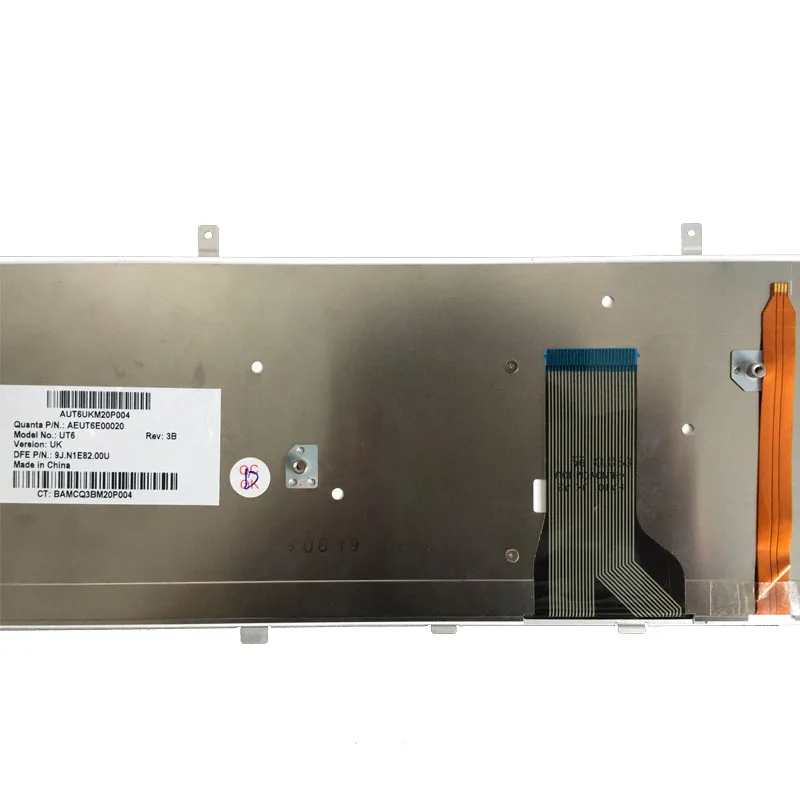 Новая Британская клавиатура aptop для hp Pavilion HDX16 X16 X16T X16-1100 X16-1200 UT6 серебристый с