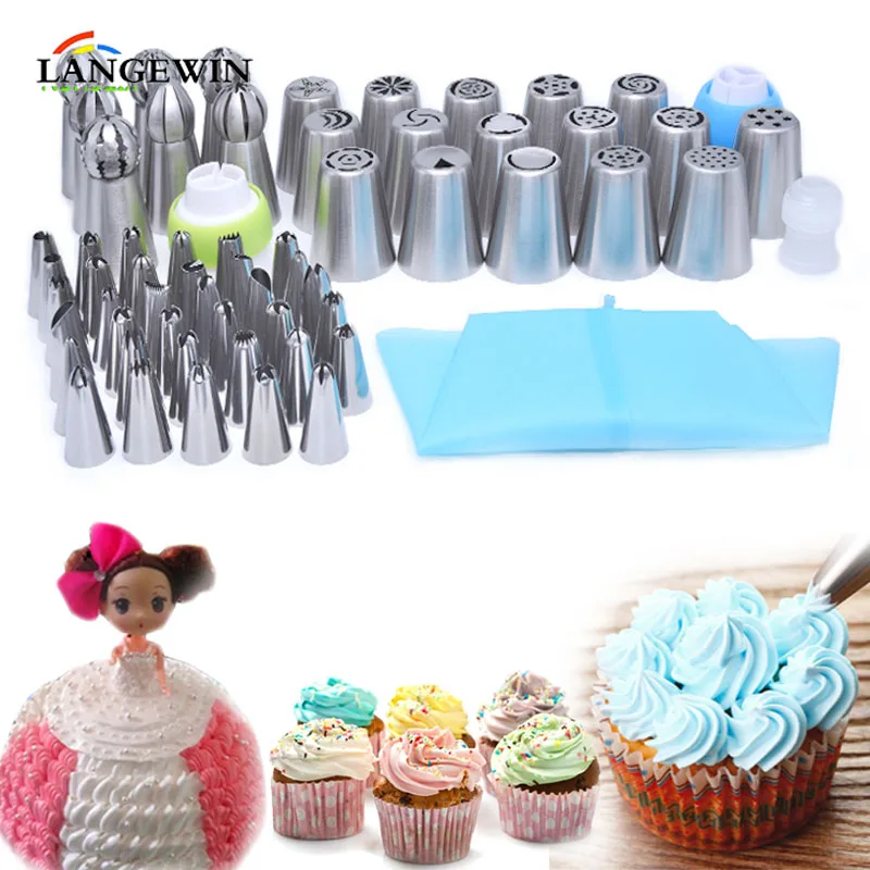 Нержавеющая сталь торт крем глазурь трубопроводов сопла Декор кекса шар факел