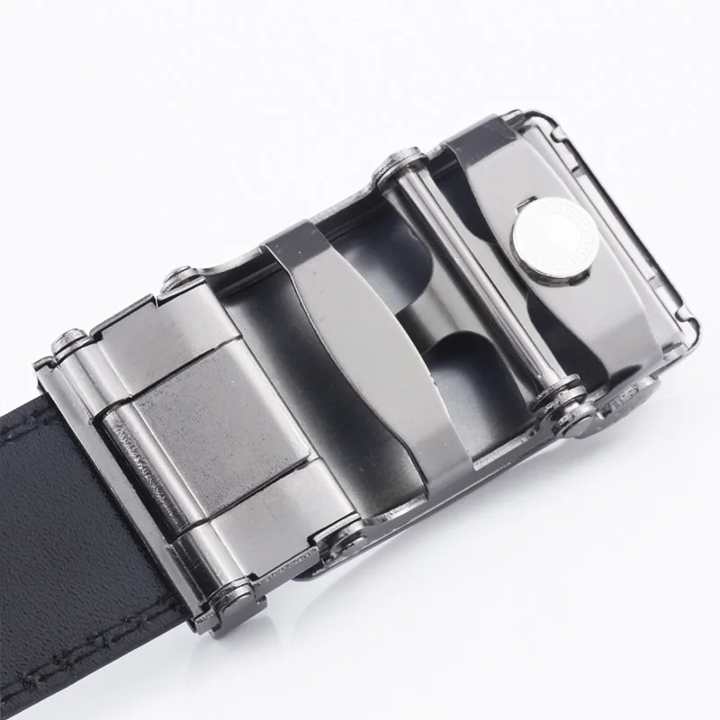 2019 мужские ремни с автоматической пряжкой модные из искусственной кожи деловые