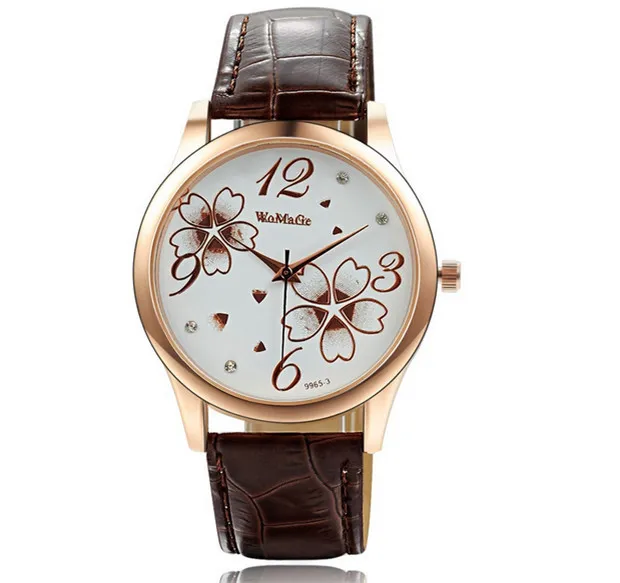 Женские наручные часы кварцевые с бабочкой кожаным ремешком|buckle fashion|buckle watchbuckle