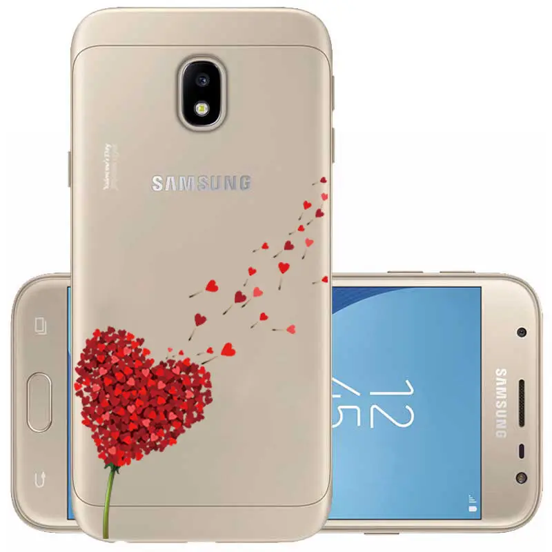 Arvin окрашенные Чехлы для Samsung Galaxy J730 прозрачный мягкий чехол из ТПУ J7 2017 умный