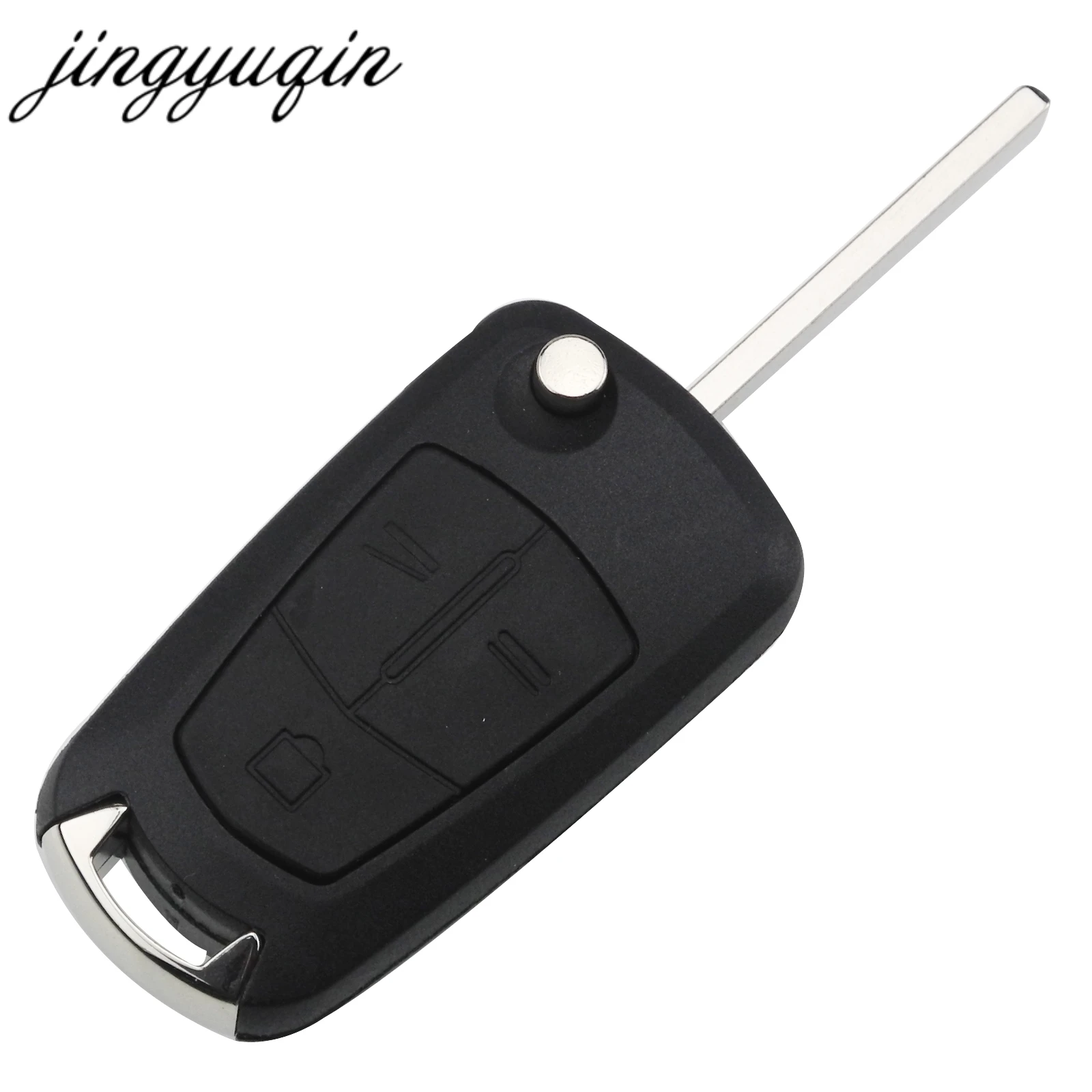Jingyuqin 10 шт. складной чехол для ключей FOB 3 BTN для Vauxhall Opel Astra H Corsa D Vectra C Zafira Signum Tigra Meriva