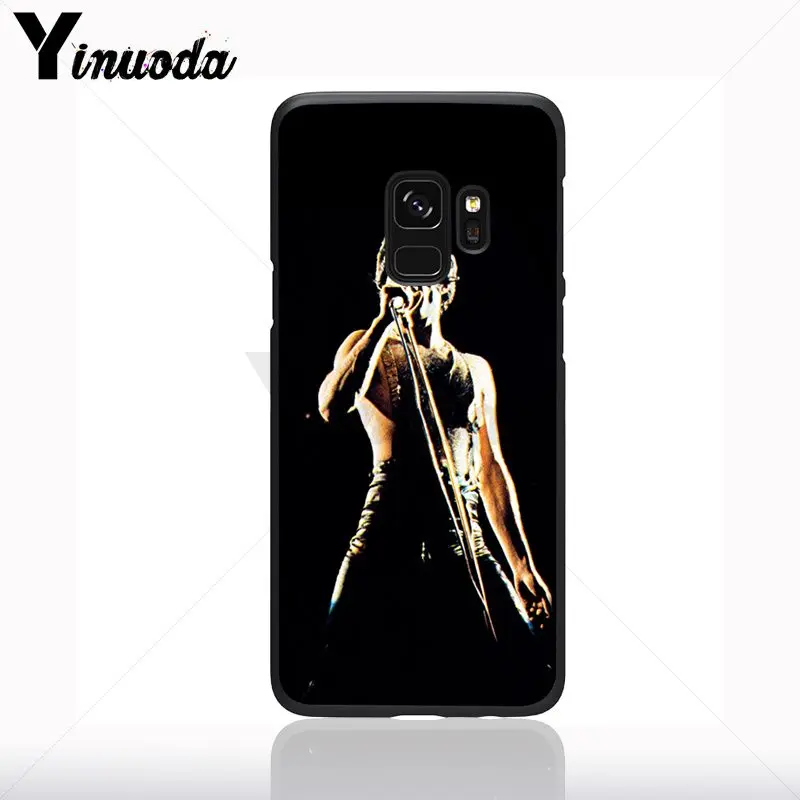 Yinuoda Фредди Меркурий черный ТПУ Мягкий силиконовый чехол для телефона Samsung Galaxy s9 s8