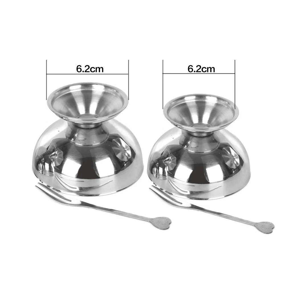 Оптовая продажа 10 шт./лот миска для мороженого из нержавеющей стали десертный