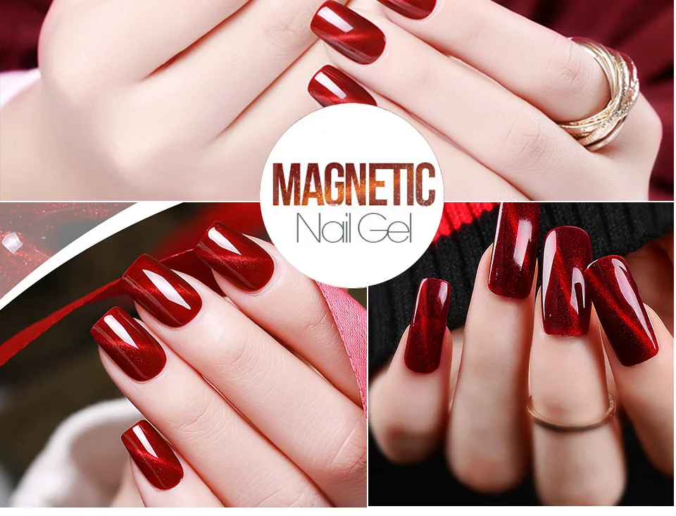 Перманентный гель Zation Semi Vernis Lacuqer, 7 мл, серия кошачий глаз, лак для ногтей, Магнитный Гель-лак для ногтей