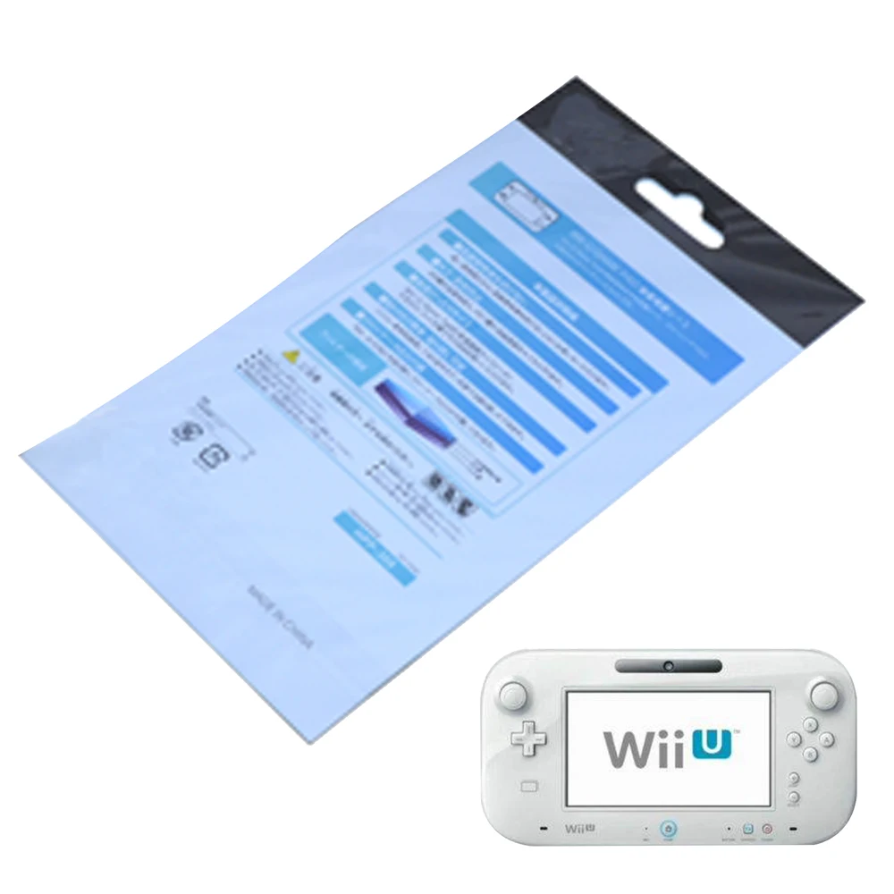 2 шт. прозрачная защитная пленка для ЖК экрана Nintendo Wii U геймпада|Защита экрана| |