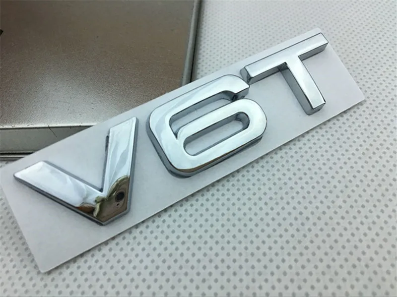 DIY 3D Автомобильная наклейка V6T V8T эмблема значок задний хвост багажник боковая