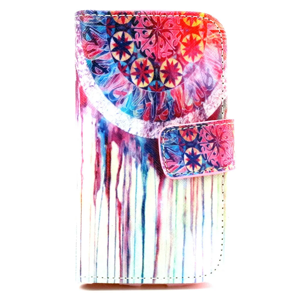 Fashion Painting Case PU Leather Flip Cover For Samsung Galaxy S3 Mini I8190 Cell Phone Bag Wallet Cases With Stand Function |