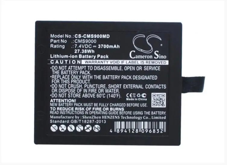 Cameron Sino 3700mAh Аккумулятор Для CONTEC CMS9000 монитор пациента для DHRM DHR930D DHR930-D медицинский