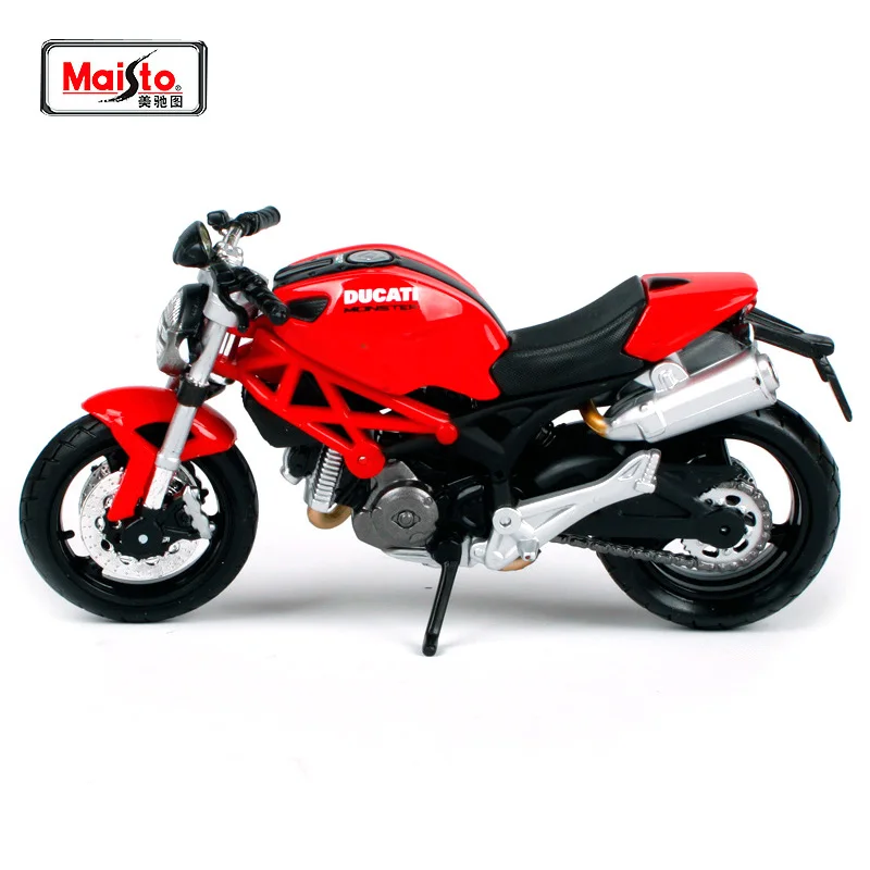 Мото-велосипед MAISTO 1:18 Ducati Monster 696 литая модель игрушка новинка в коробке 08056 |