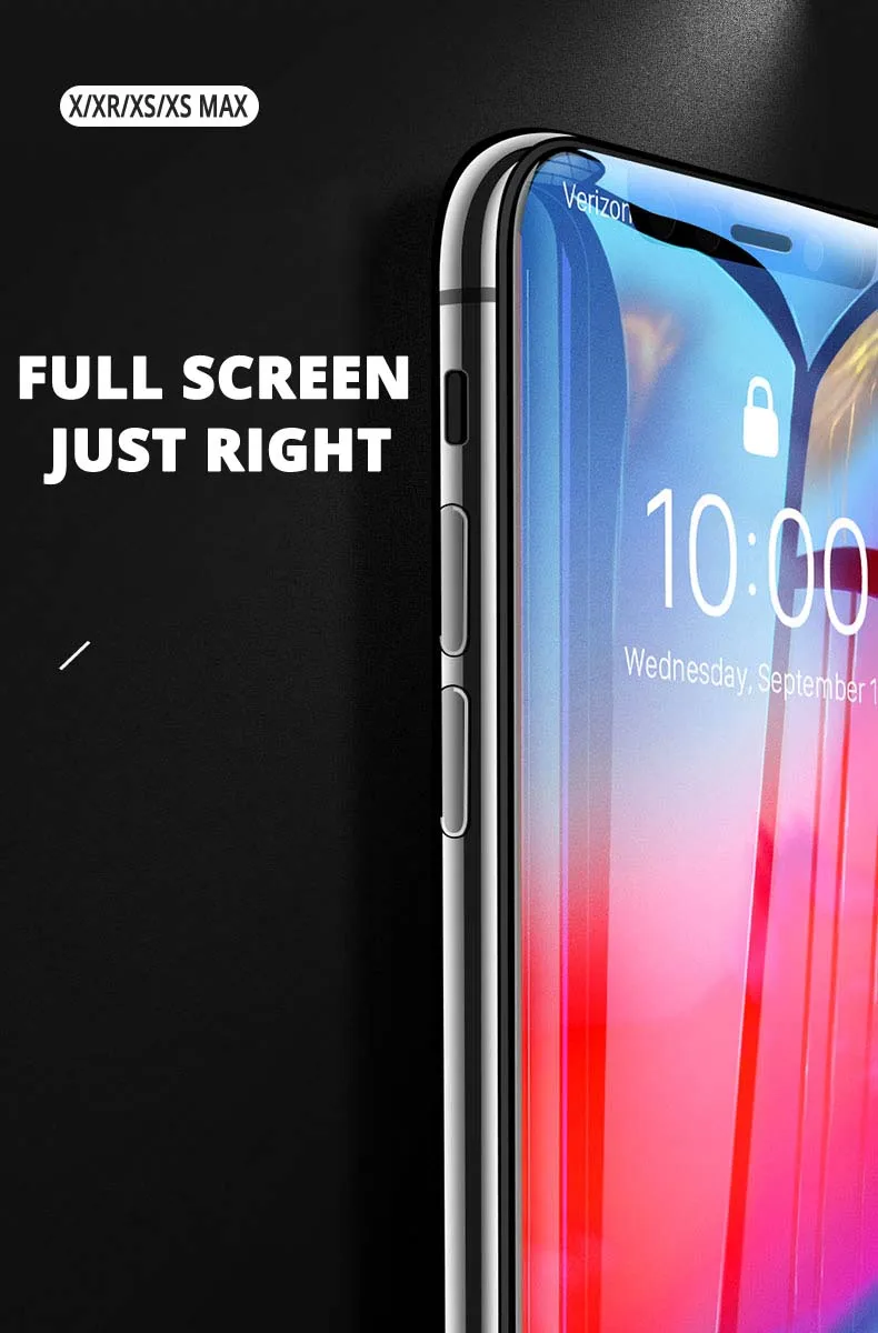 Tsimak 5D полное покрытие из закаленного стекла для iPhone XS Max Защитная пленка для экрана iPhone 6 6 S 7 8 Plus X XR стекло