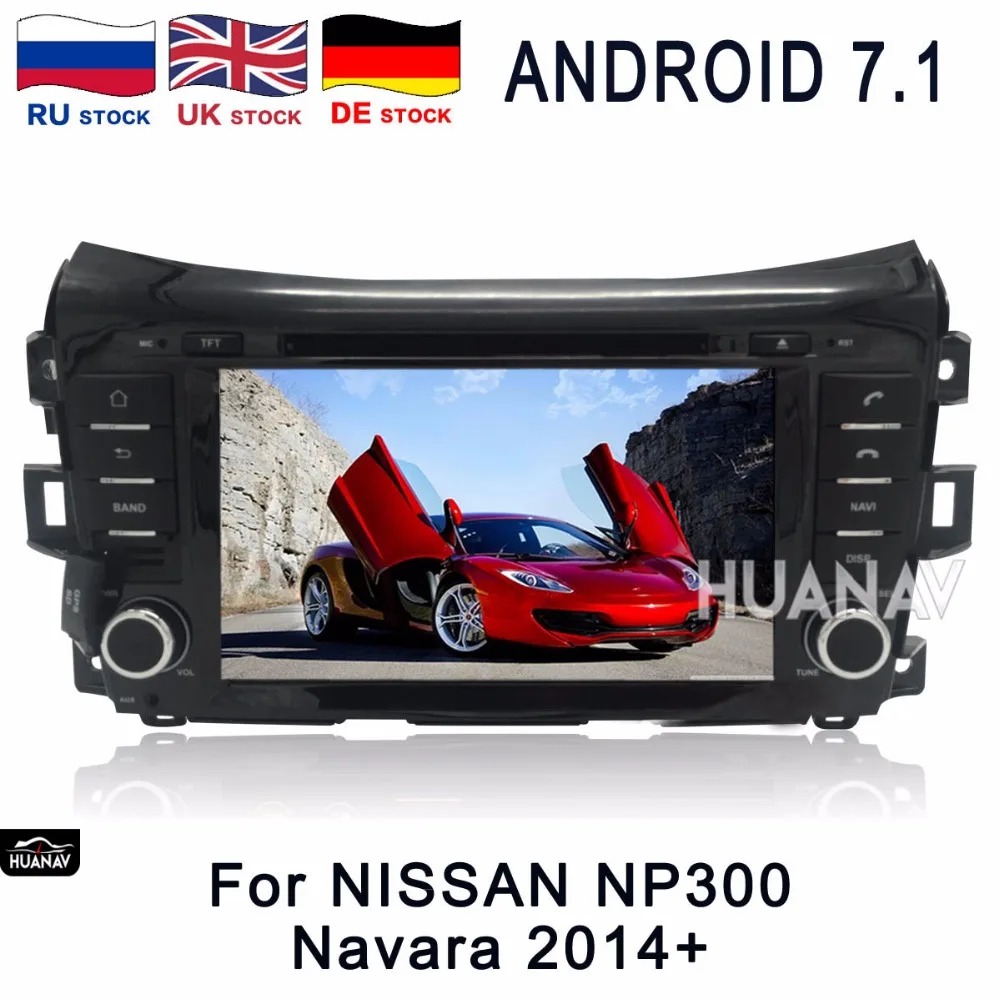 Автомобильный DVD плеер GPS навигация чистый Android 7 1 8 0 для NISSAN NP300 Navara 2014 + стерео