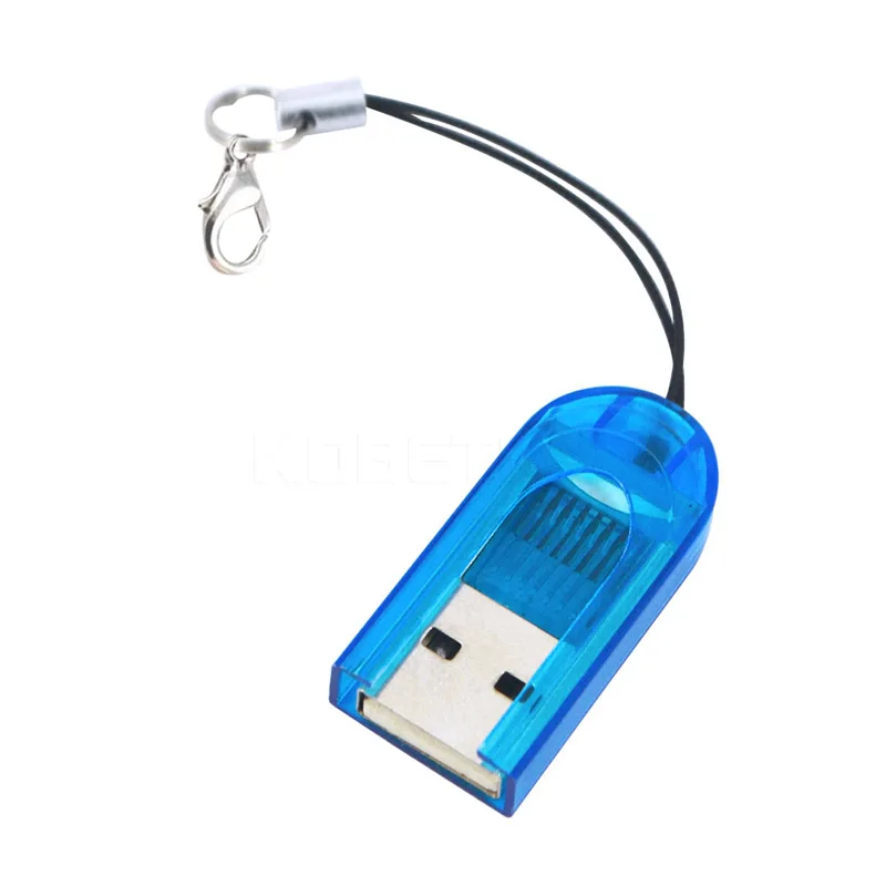 2 шт./лот Micro SD кард-ридер USB2.0 флэш-память портативный мини-кардридер для T-Flash TF Microsd мини-адаптер