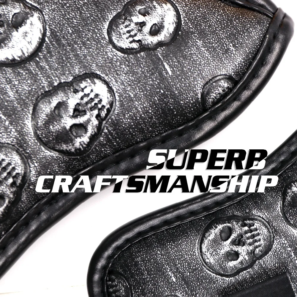 Чехол Champkey Monster Skull Golf с железной головкой из 12 шт.(3~ 9, A, P, S, L, L)-черный зеленый цвет чехол для головы Golf Iron