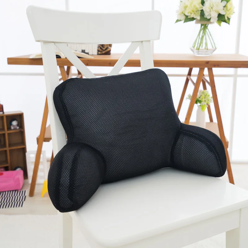 Breathable Mesh Cloth Car Seat Lumbar Cushion Pillows Soft Pp Cotton Back Support for Car Seat and Office Chair Lumbar Support