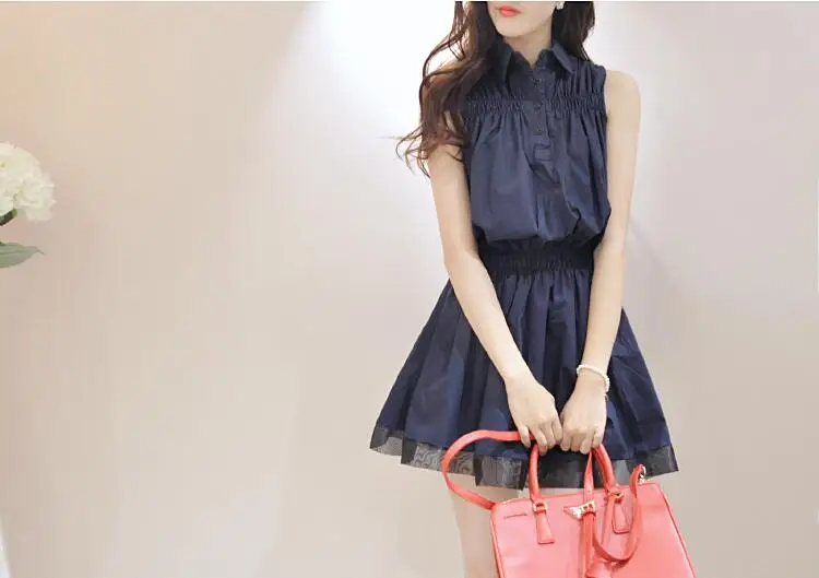 2017 Горячая распродажа Новое модное женское платье Летнее шифоновое милое