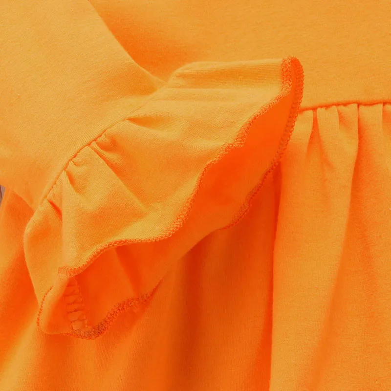 Новые милые для детей ясельного возраста детская одежда девочек комплект туника
