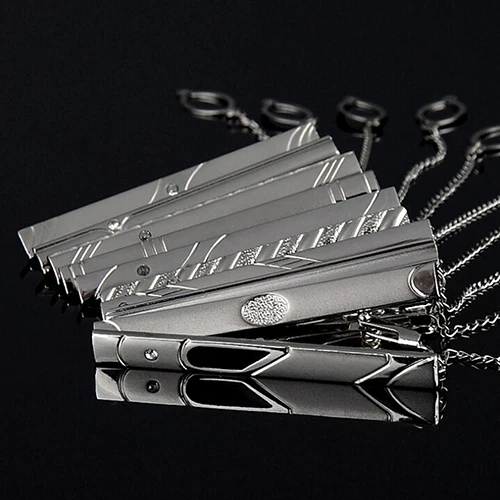 Мульти Стили джентльмен металлический простой Галстук Зажим бар шпилька