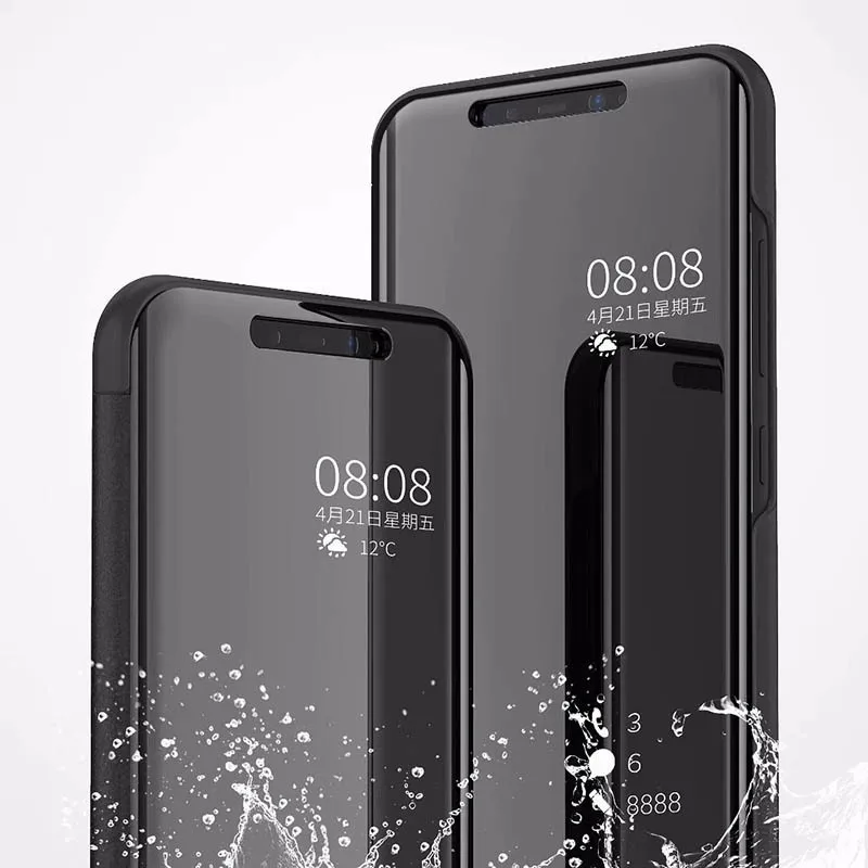 Luxury Mirror Plastic Magnetic Flip Cover For Xiaomi Mi 8 SE Max3 A1 A2 5X 6X Pocophone F1 Mi8 Dirt ResistantPhone Case Fundas |
