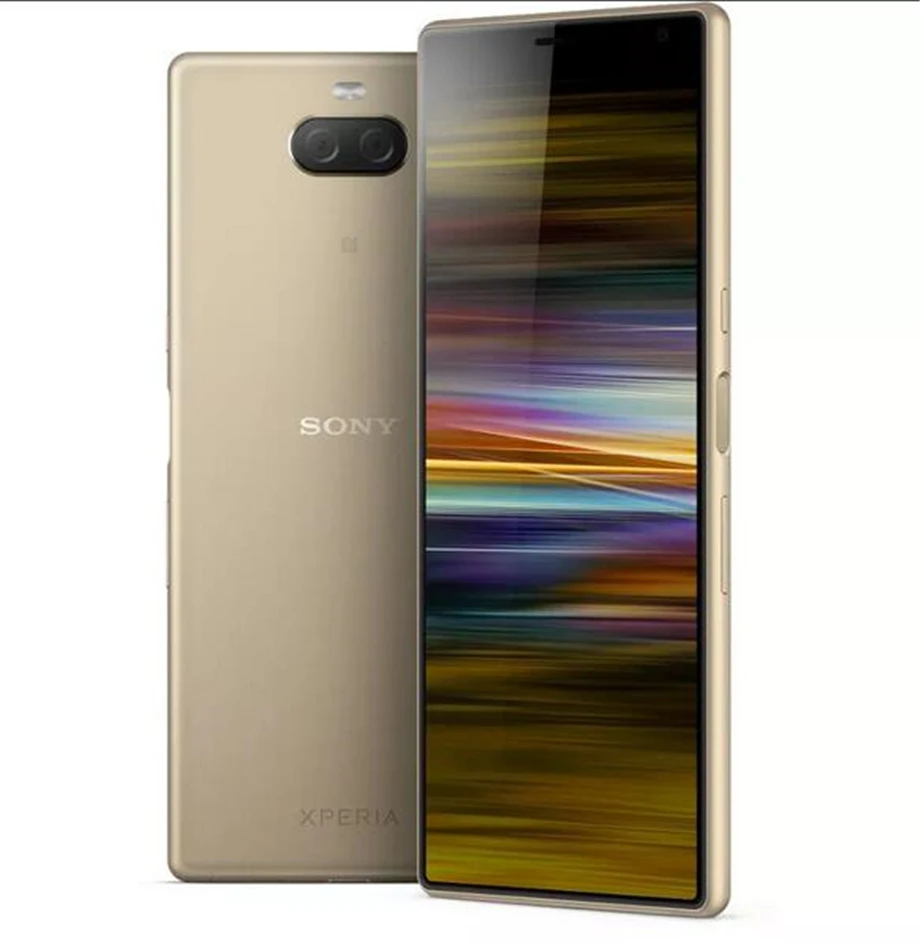 Мобильный телефон sony Xperia 10 Plus I4293, 4G LTE 6,5 дюйма, четыре ядра, 6 ГБ ОЗУ, 64 Гб ПЗУ, две sim-карты, 12 МП и 8 Мп, тыловые камеры NFC Snapdragon
