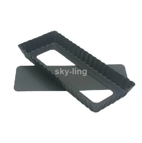 Нижняя Съемная сковорода для печенья форма выпечки прямоугольный пирог с