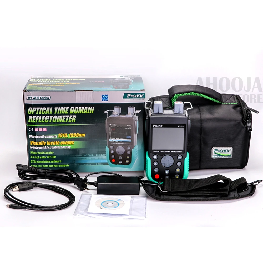 Pro'skit MT 7610 OTDR оптический рефлектор с временным доменом тестер оптического