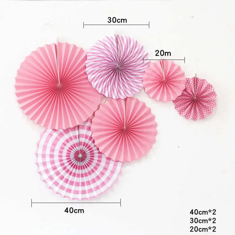 6 шт./лот бумажный веер цветочная ткань Бумага перфорированная бумага Happy День