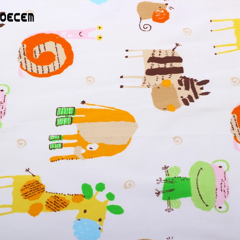 100% хлопок лоскутное Ткань мультфильм жира квартале пучки stoffa для Куклы ткань
