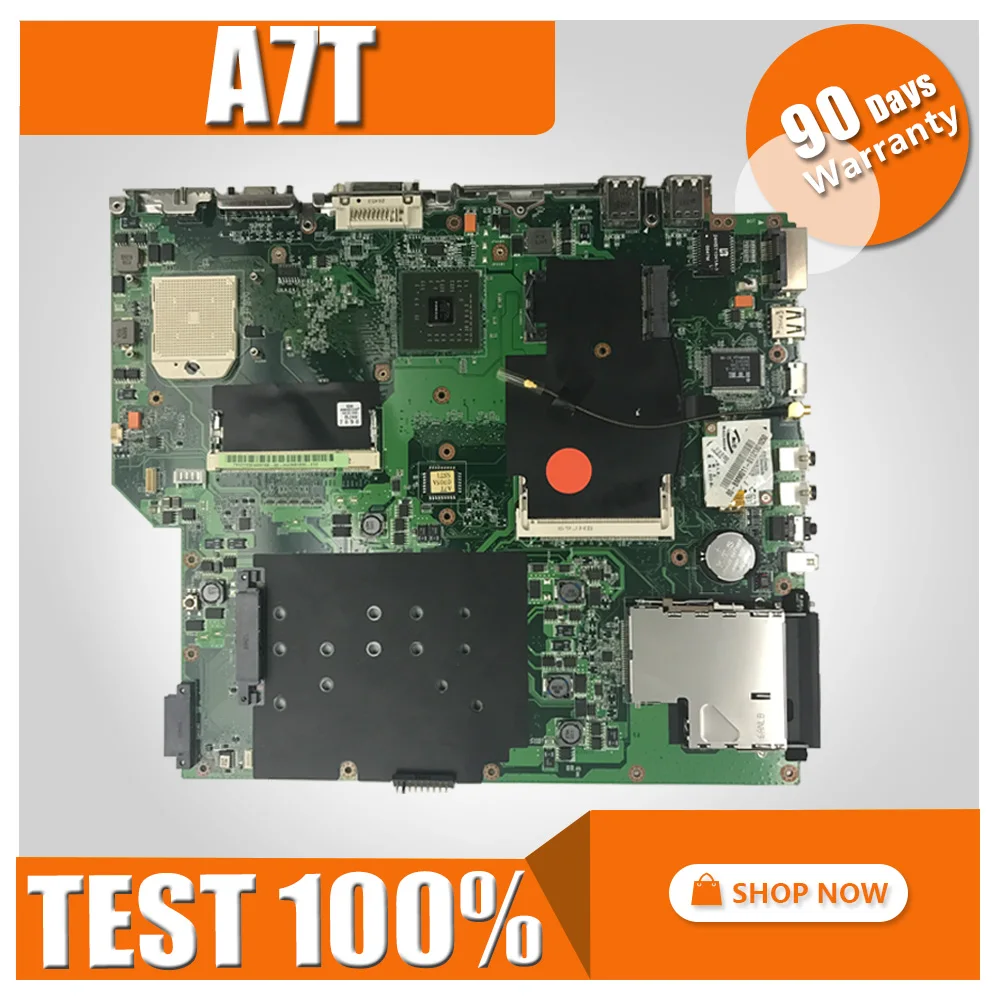 Оригинальная материнская плата для ноутбука For Asus A7T A7TC основная REV: 3 0 PN: 08G27AT0030J 100%