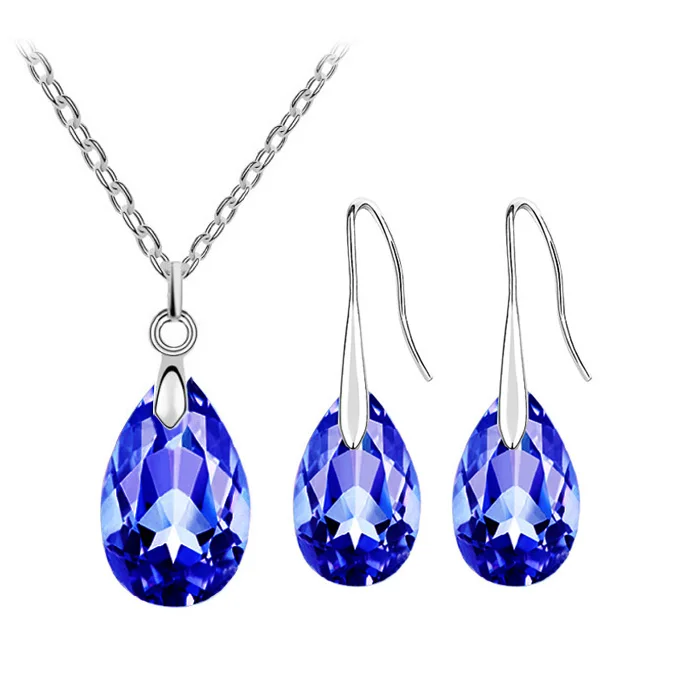 Ожерелье и серьги из австрийского хрусталя с орнаментом|necklace earrings jewelry set|brand