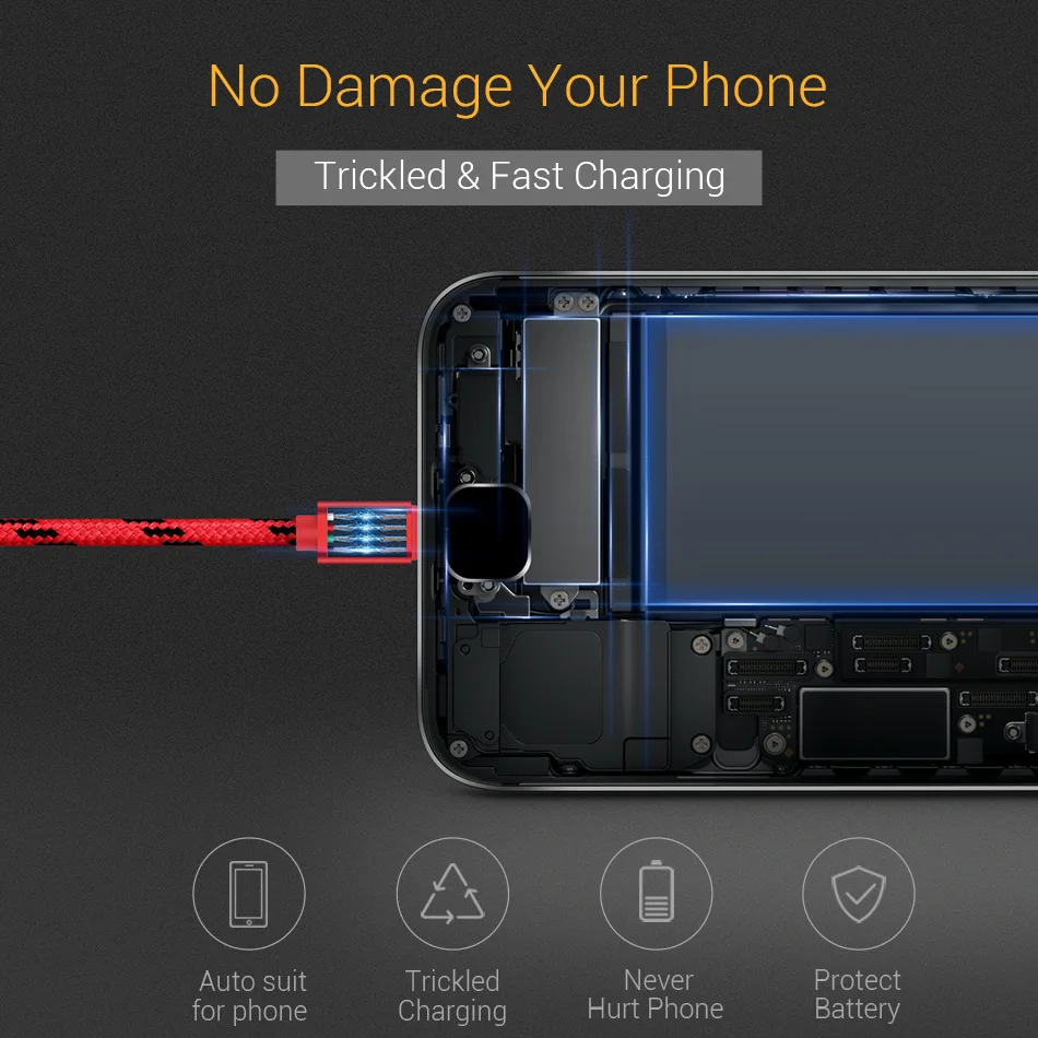 TORRAS Тип usb C кабель для samsung Galaxy Note 8 S8 S9 3A быстрый заряд телефон USB 3 0 кабеля-C Кабо Oppo