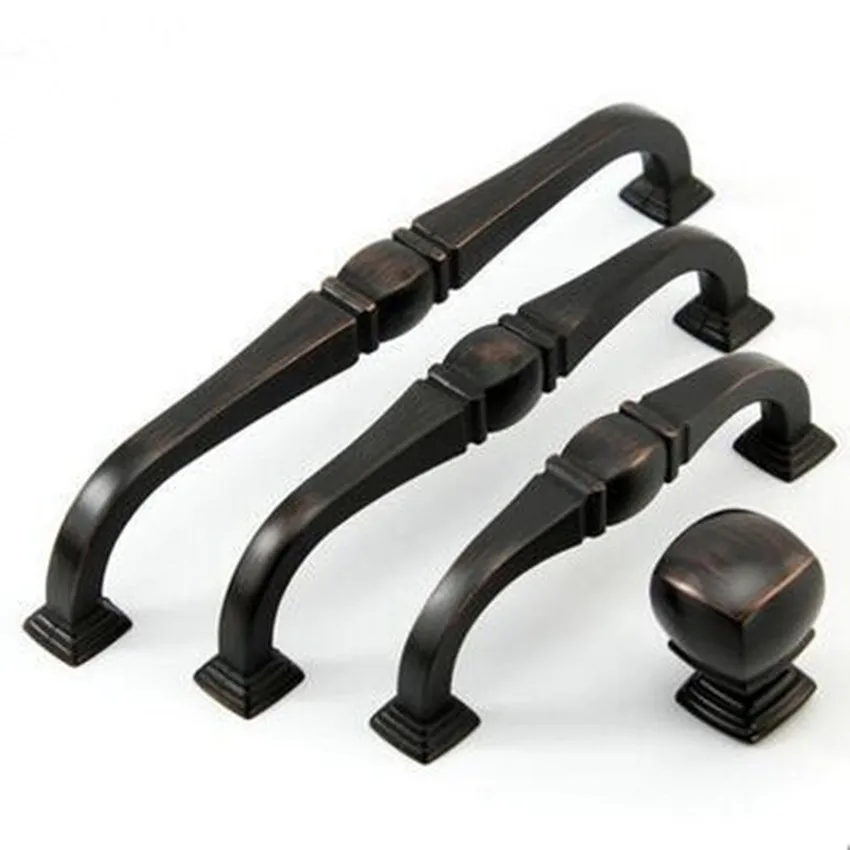 160 мм в винтажном стиле искусственная кожа черный цвет кухонный шкаф дверные