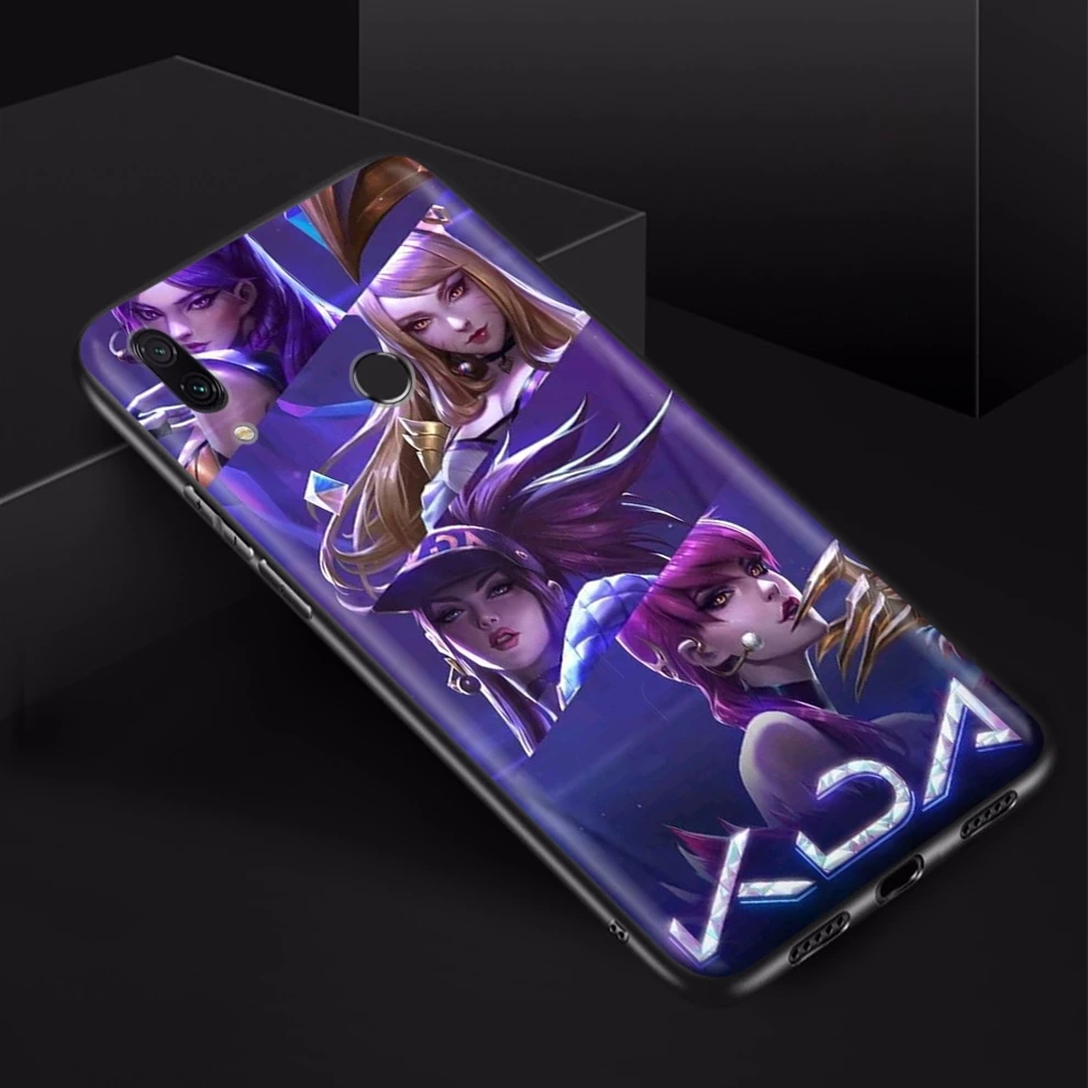 Чехол Lavaza League of Legends KDA для Xiaomi Redmi Note 8 8A 7 6 6A 5 5A 4 4X 4A Go Pro Plus Prime