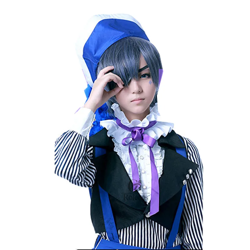 Аниме Kuroshitsuji Black Butler книга для цирка косплея Ciel Phantomhive косплей костюм полный
