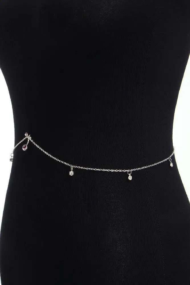 Sangdo Crystal Body piercing Chain Belly chains Navel Jewelry Dangle Waist For Beach Bikini Decoration |
