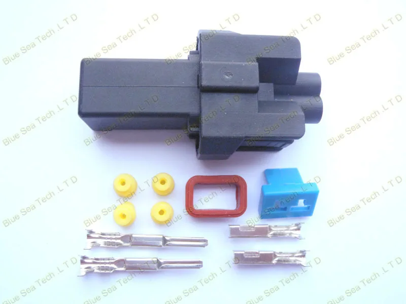 Образец 2 комплекта 2Pin Штепсель для масляной форсунки/соединителя сопло