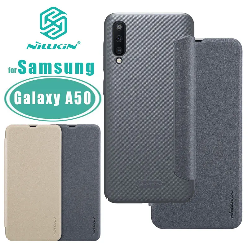 Чехол A50 для samsung Galaxy A50, чехол NILLKIN Sparkle, роскошный флип-кожаный чехол s для samsung A50, задняя крышка, чехол для телефона Nilkin