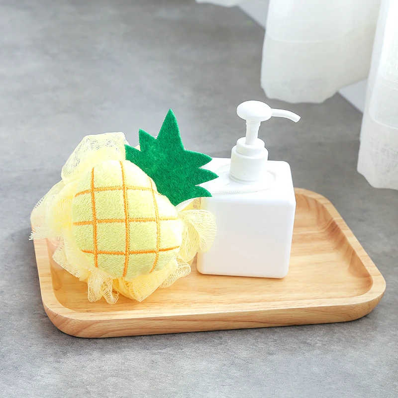 Бытовая щетка для лица сетчатая мягкая пышная ванная комната милый фруктовый мяч