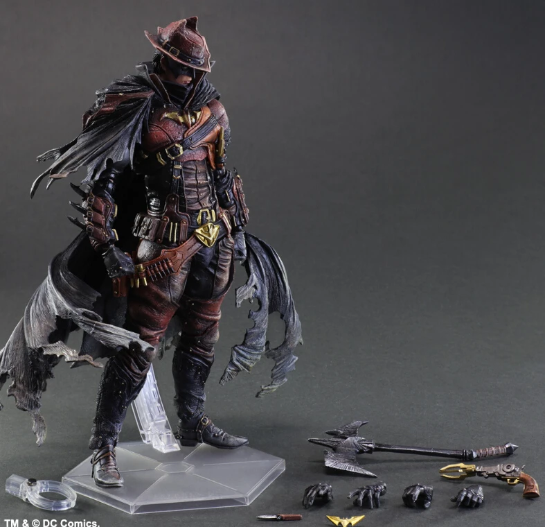 Экшн фигурки West Cowboy аниме Batman Kai ПВХ игрушки 270 мм|figure toy|play arts kaiarts kai |