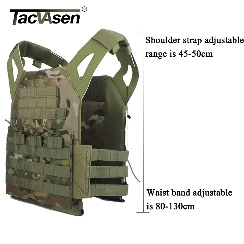 TACVASEN Камуфляжный военный тактический жилет Wargame Body Molle Armor без рукавов gar men t Jungle Equip men t men Army gear D-SZLM-014