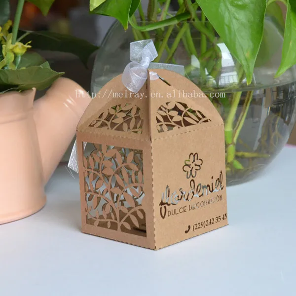 100 шт./лот коробка из крафт бумаги с персональным логотипом/дизайн подарочной